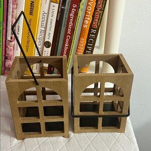 Wooden Lantern Candle Holders